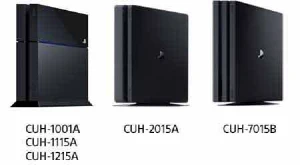 Modelos de PlayStation 4