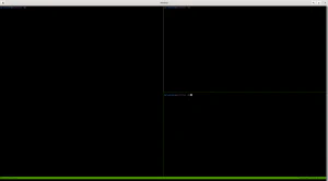 Sesión de tmux en la terminal de GNOME