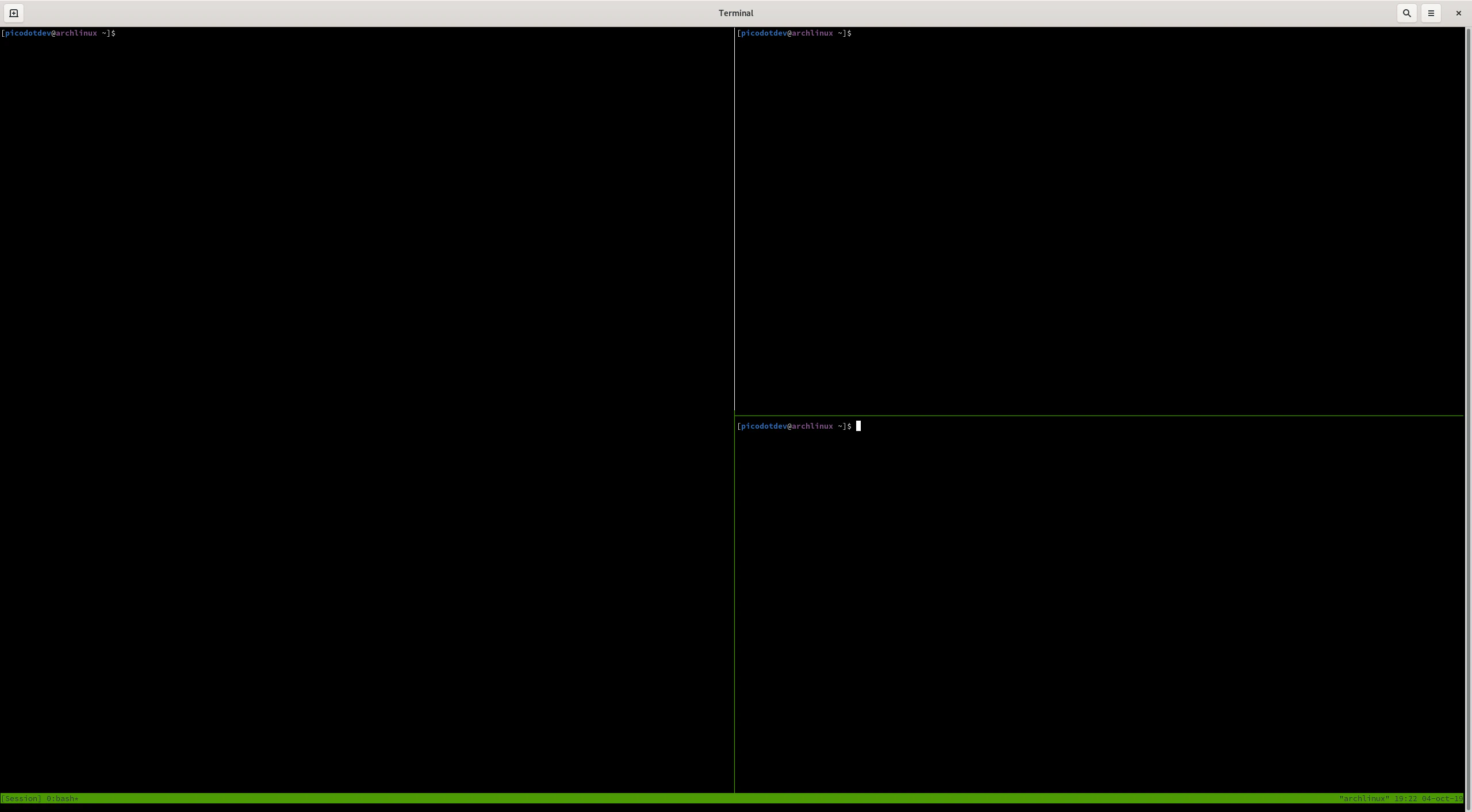 Guía de inicio del gestor de terminales y sesiones tmux