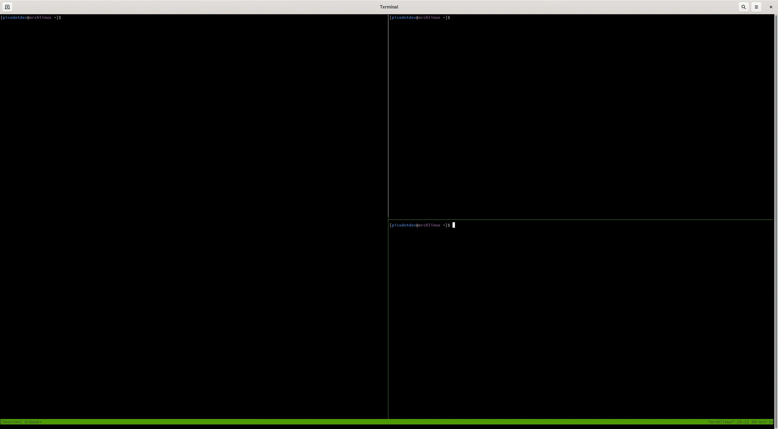 Guía de inicio del gestor de terminales y sesiones tmux