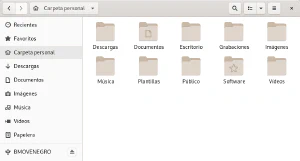 Directorios de usuario en el directorio home Directorios de usuario en el directorio home