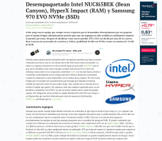 Página Intel NUC Página Intel NUC