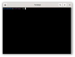 Terminal de GNOME Terminal de GNOME