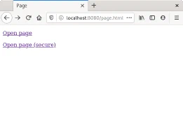 Página con enlaces a otras páginas abiertas en una nueva pestaña Página con enlaces a otras páginas abiertas en una nueva pestaña