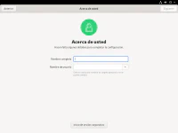 Primer inicio Primer inicio