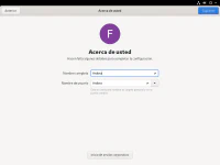 Primer inicio Primer inicio