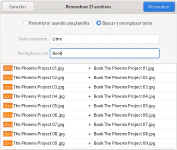 Renombrar archivos en GNOME con buscar y reemplazar texto