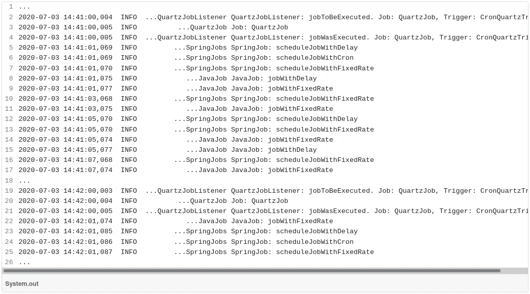 Tareas programadas de forma periódica con Quartz y Spring en Java