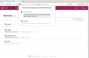 Certificado de confianza y conexión segura en Firefox