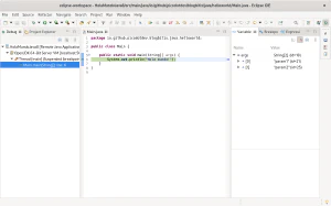 Depuración de un programa en eclipse Depuración de un programa en eclipse