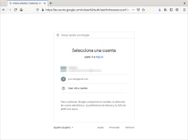 Autenticación con cuenta de Google