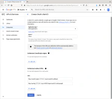 Pasos para la creación de credenciales en Google para la autenticación OAuth