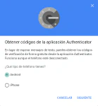 Activación de 2FA en una cuenta de Google