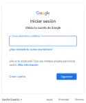 Inicio de sesión en una cuenta de Google con 2FA