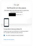 Inicio de sesión en una cuenta de Google con 2FA