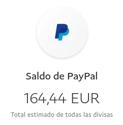 Saldo cuenta PayPal Saldo cuenta PayPal