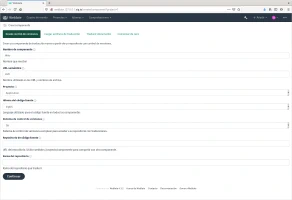 Crear un componente en Weblate