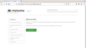 Configuración inicial de Matomo