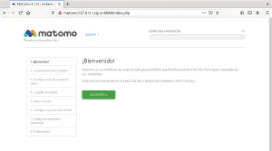 Configuración inicial de Matomo Configuración inicial de Matomo