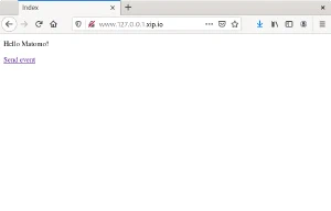 Web con analítica de Matomo