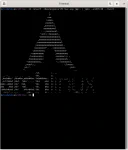 Logotipo de Arch Linux convertido a arte de caracteres ASCII con jp2a Logotipo de Arch Linux convertido a arte de caracteres ASCII con jp2a