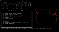 Inicio de sesión en modo texto de FreeBSD