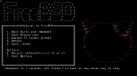 Inicio de sesión en modo texto de FreeBSD Inicio de sesión en modo texto de FreeBSD