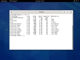 Comando df en FreeBSD Comando df en FreeBSD