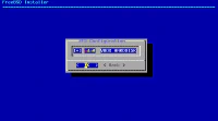 Inicio de la instalación de FreeBSD