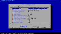 Inicio de la instalación de FreeBSD Inicio de la instalación de FreeBSD