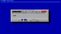 Inicio de la instalación de FreeBSD Inicio de la instalación de FreeBSD