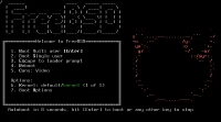 Inicio de la instalación de FreeBSD Inicio de la instalación de FreeBSD