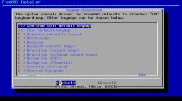 Inicio de la instalación de FreeBSD Inicio de la instalación de FreeBSD