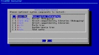 Inicio de la instalación de FreeBSD Inicio de la instalación de FreeBSD