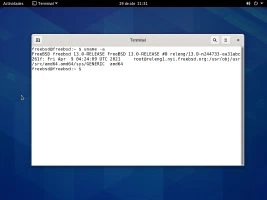 Comando uname en FreeBSD Comando uname en FreeBSD