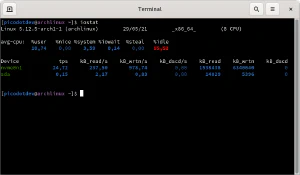 Comando iostat Comando iostat