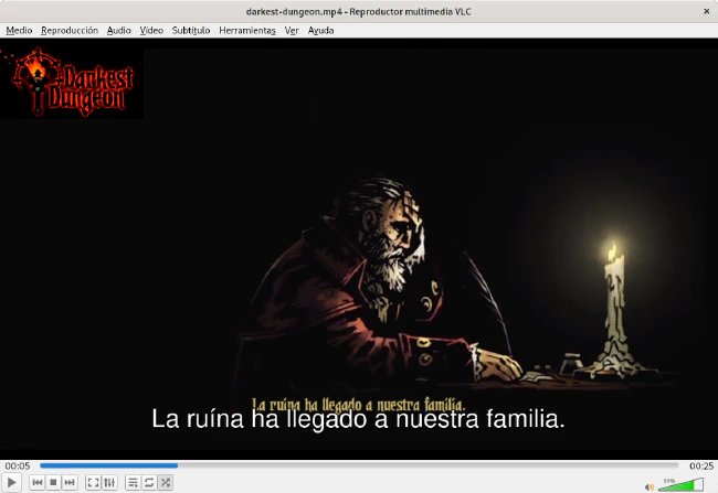 Subtítulos en el reproductor de vídeo VLC