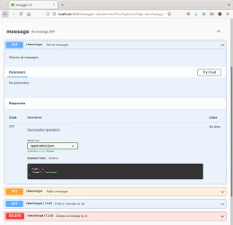 Documentación de Swagger UI de una API REST Documentación de Swagger UI de una API REST
