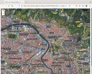 Mapas de Google en vista satélite