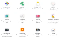 Aplicaciones del círculo de GNOME
