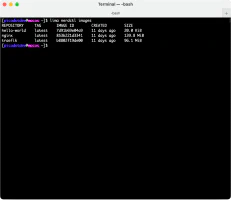 Imágenes de contenedores con lima en macOS Imágenes de contenedores con lima en macOS