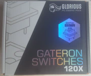 Conjunto de switches Glorious Gateron Brown
