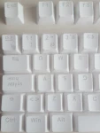 Keycaps ABS double shot OEM español