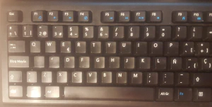 Teclado limpio