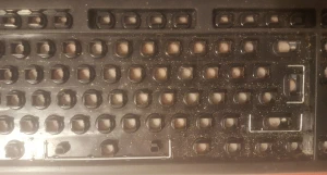 Teclado sucio