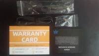 Contenido de la caja del teclado DIERYA DK61E Contenido de la caja del teclado DIERYA DK61E