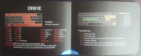 Contenido de la caja del teclado DIERYA DK61E