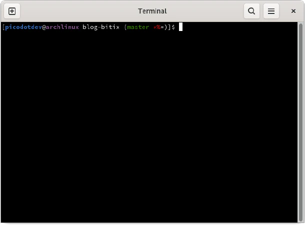 Terminal personalizada Terminal personalizada