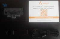 Contenido de la caja del teclado DIERYA DK63 Contenido de la caja del teclado DIERYA DK63