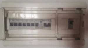 Cuadro eléctrico apagado